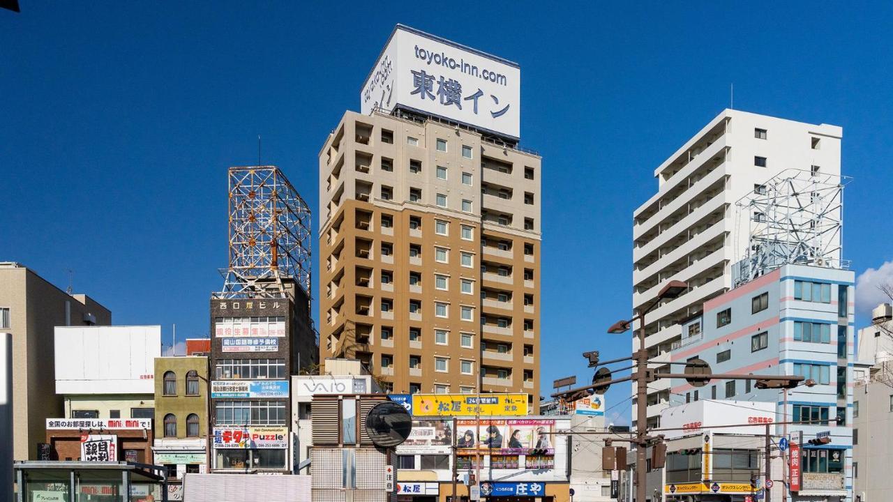 Toyoko Inn Okayama Eki Nishi Guchi Hiroba ภายนอก รูปภาพ